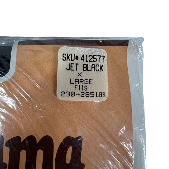 VTG Lot 3 Big Mama You're Beautiful Pantyhose Size XL Hosiery Jet Black Nylon - Picture 4 of 5